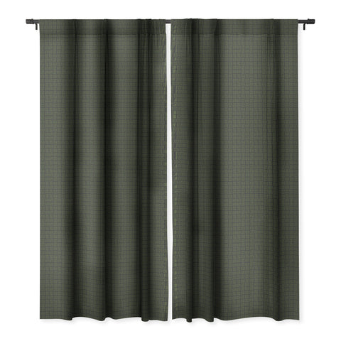 Iveta Abolina Pine Needle Checker III Blackout Window Curtain