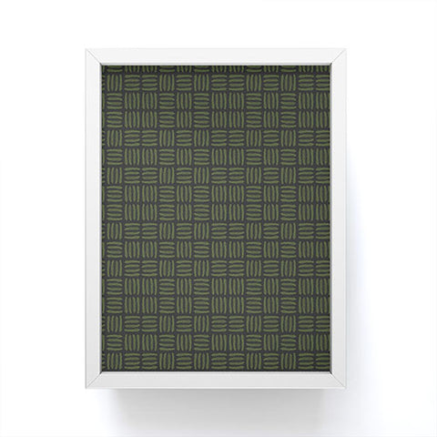 Iveta Abolina Pine Needle Checker III Framed Mini Art Print