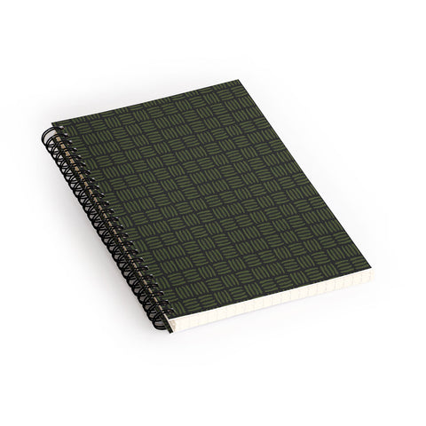 Iveta Abolina Pine Needle Checker III Spiral Notebook