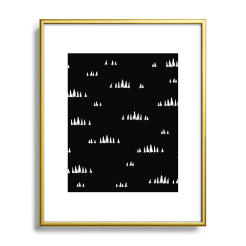 Iveta Abolina Pine Tree Garden Metal Framed Art Print