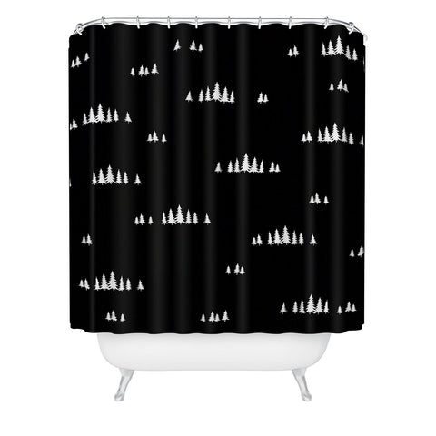 Iveta Abolina Pine Tree Garden Shower Curtain