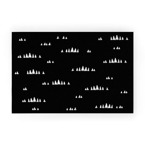 Iveta Abolina Pine Tree Garden Welcome Mat