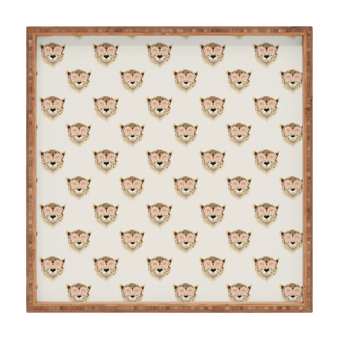 Iveta Abolina Pink Depression Square Tray