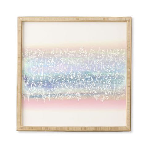 Iveta Abolina Pink Frost Framed Wall Art