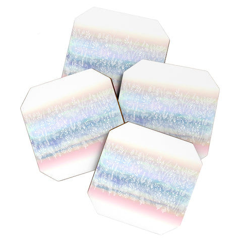 Iveta Abolina Pink Frost Coaster Set