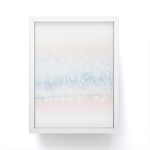 Iveta Abolina Pink Frost Framed Mini Art Print