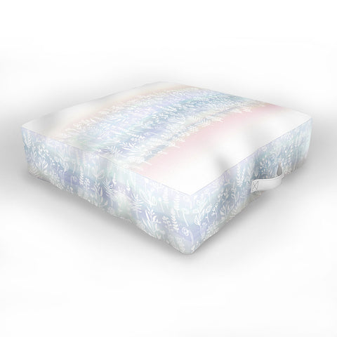 Iveta Abolina Pink Frost Outdoor Floor Cushion