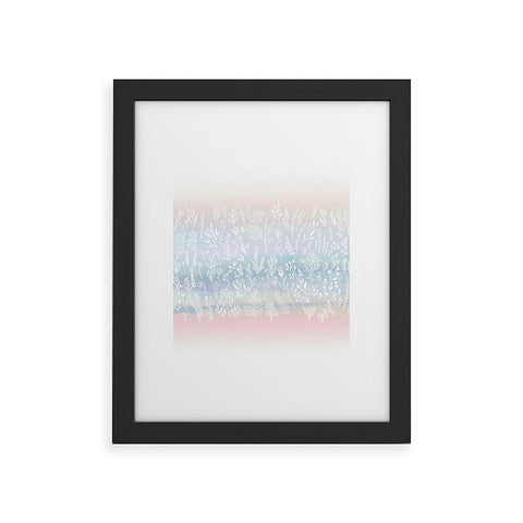 Iveta Abolina Pink Frost Framed Art Print