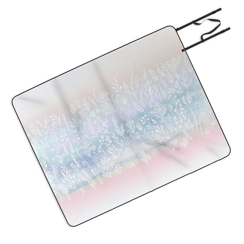 Iveta Abolina Pink Frost Picnic Blanket