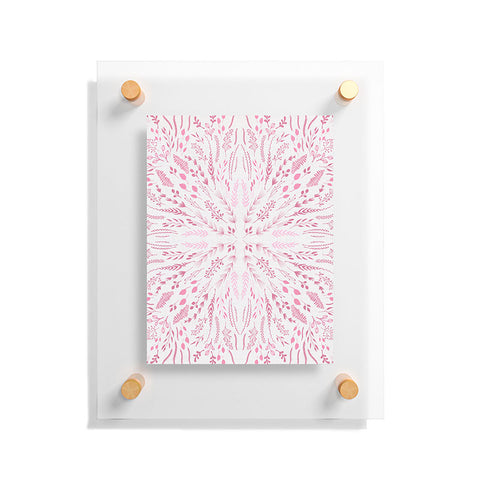 Iveta Abolina Pink Maze Floating Acrylic Print