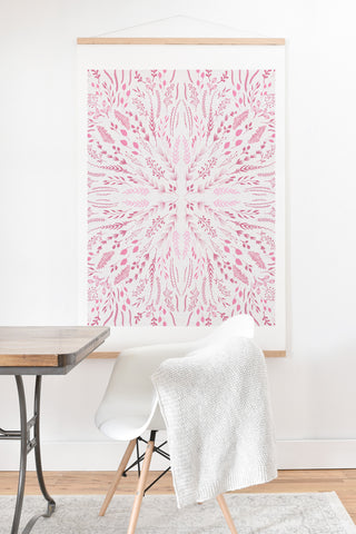 Iveta Abolina Pink Maze Art Print And Hanger