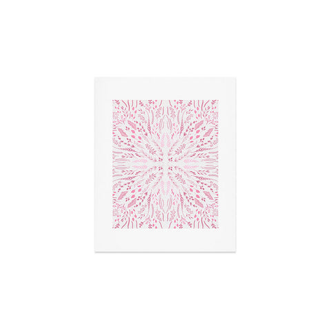 Iveta Abolina Pink Maze Art Print