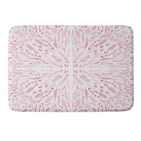 Iveta Abolina Pink Maze Memory Foam Bath Mat