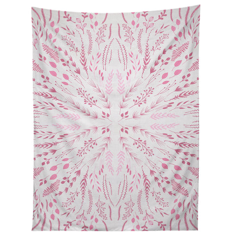 Iveta Abolina Pink Maze Tapestry