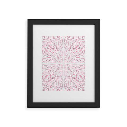 Iveta Abolina Pink Maze Framed Art Print