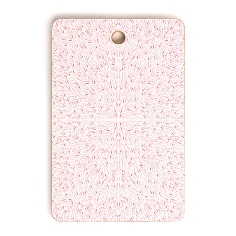 Iveta Abolina Pink Mist Cutting Board Rectangle