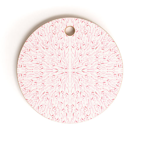 Iveta Abolina Pink Mist Cutting Board Round