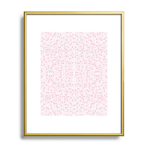 Iveta Abolina Pink Mist Metal Framed Art Print