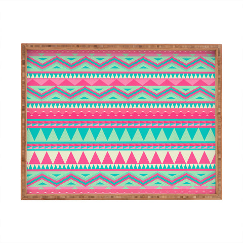 Iveta Abolina Pink Navajo Rectangular Tray