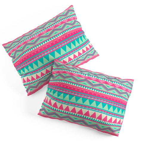 Iveta Abolina Pink Navajo Pillow Shams