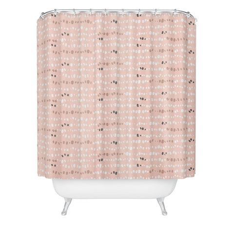 Iveta Abolina Pink Salt Shower Curtain