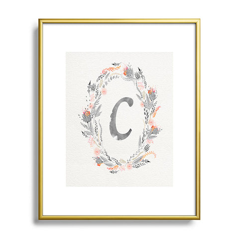 Iveta Abolina Pink Summer v2 C Metal Framed Art Print