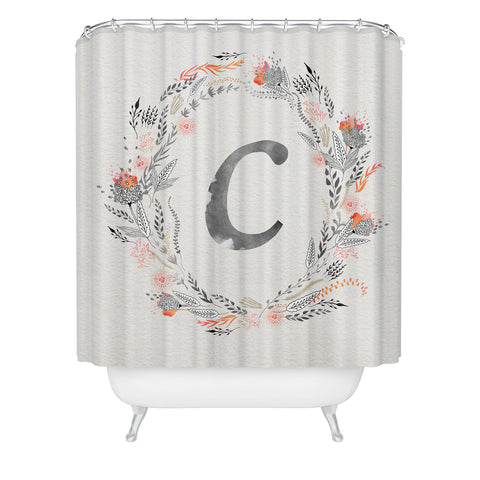 Iveta Abolina Pink Summer v2 C Shower Curtain