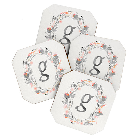 Iveta Abolina Pink Summer v2 G Coaster Set