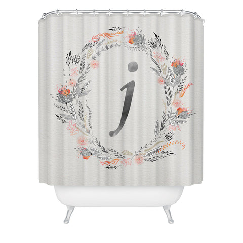 Iveta Abolina Pink Summer v2 J Shower Curtain