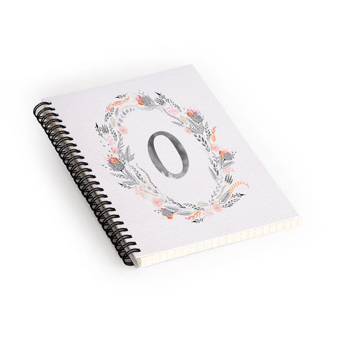 Iveta Abolina Pink Summer v2 O Spiral Notebook