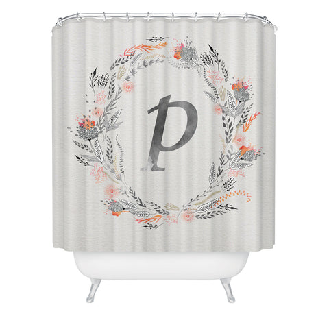 Iveta Abolina Pink Summer v2 P Shower Curtain