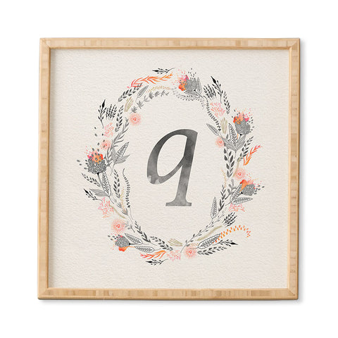 Iveta Abolina Pink Summer v2 Q Framed Wall Art