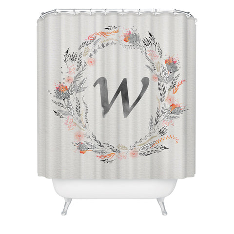 Iveta Abolina Pink Summer v2 W Shower Curtain