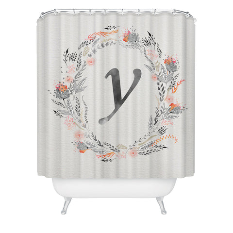 Iveta Abolina Pink Summer v2 Y Shower Curtain