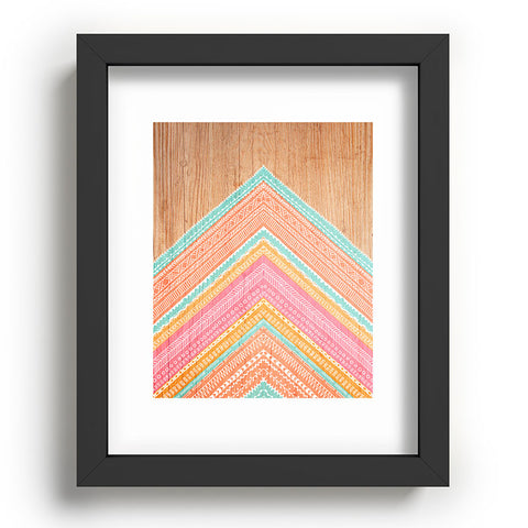 Iveta Abolina Pink Wave Recessed Framing Rectangle