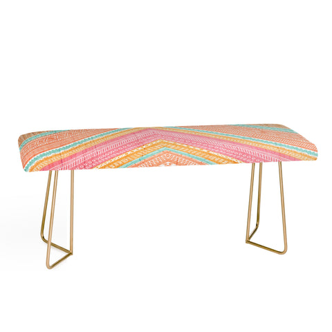 Iveta Abolina Pink Wave Bench