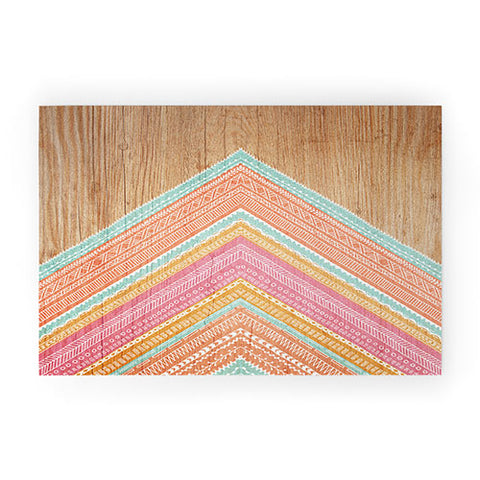 Iveta Abolina Pink Wave Welcome Mat