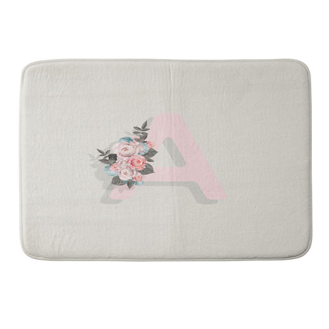 Iveta Abolina Pivoine A Memory Foam Bath Mat