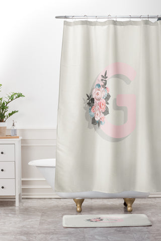 Iveta Abolina Pivoine G Shower Curtain And Mat