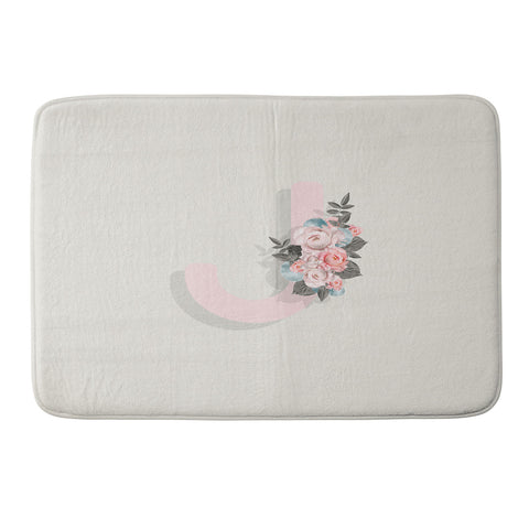 Iveta Abolina Pivoine J Memory Foam Bath Mat