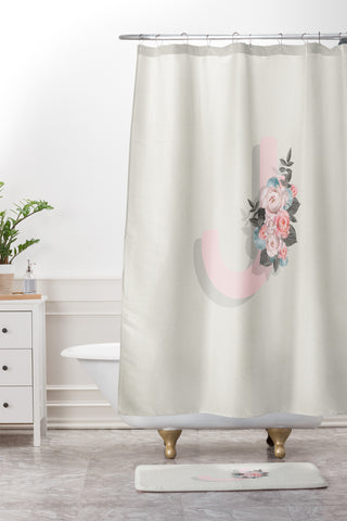Iveta Abolina Pivoine J Shower Curtain And Mat