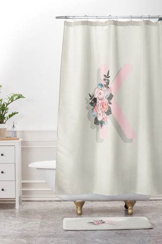 Iveta Abolina Pivoine K Shower Curtain And Mat