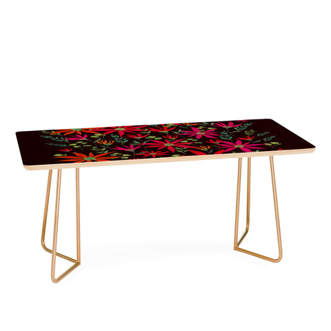 Iveta Abolina Poinsettia Ruby Coffee Table