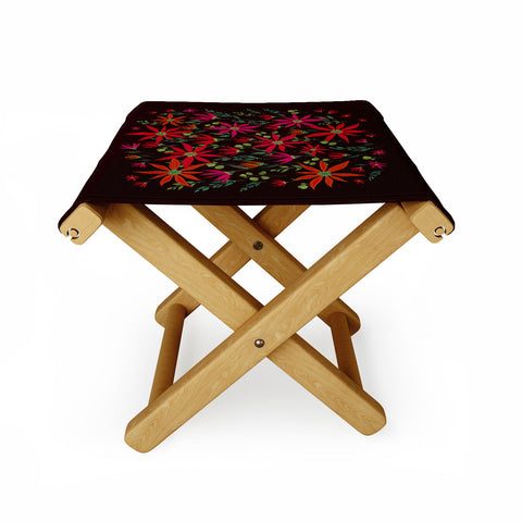 Iveta Abolina Poinsettia Ruby Folding Stool