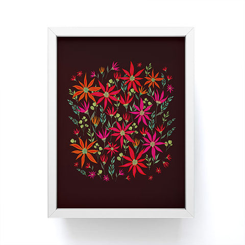Iveta Abolina Poinsettia Ruby Framed Mini Art Print