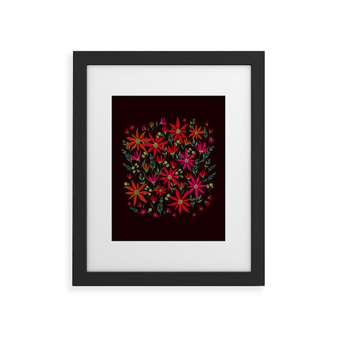 Iveta Abolina Poinsettia Ruby Framed Art Print