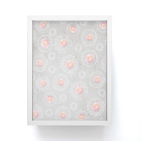 Iveta Abolina Pom Pom Clouds Framed Mini Art Print