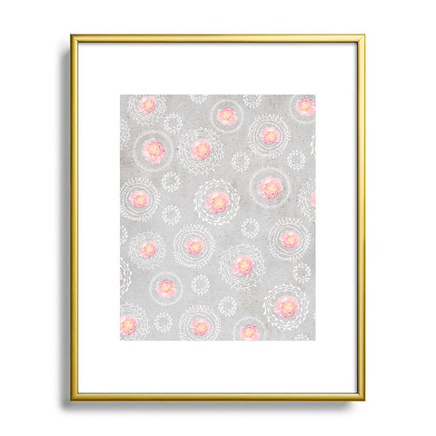 Iveta Abolina Pom Pom Clouds Metal Framed Art Print