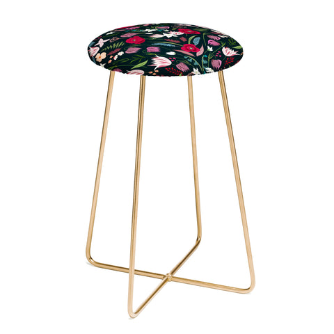Iveta Abolina Poppy Meadow I Counter Stool