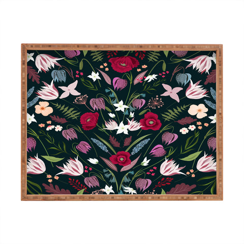 Iveta Abolina Poppy Meadow I Rectangular Tray